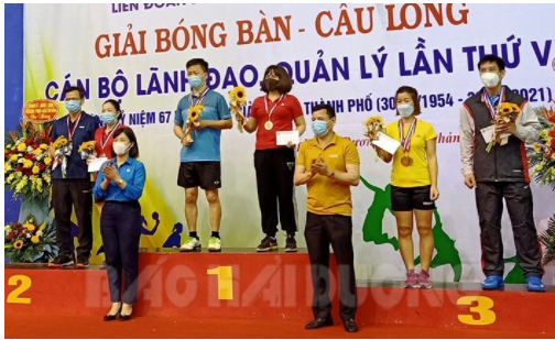 TP Hải Dương tổ chức Giải bóng bàn - cầu lông cán bộ lãnh đạo quản lý